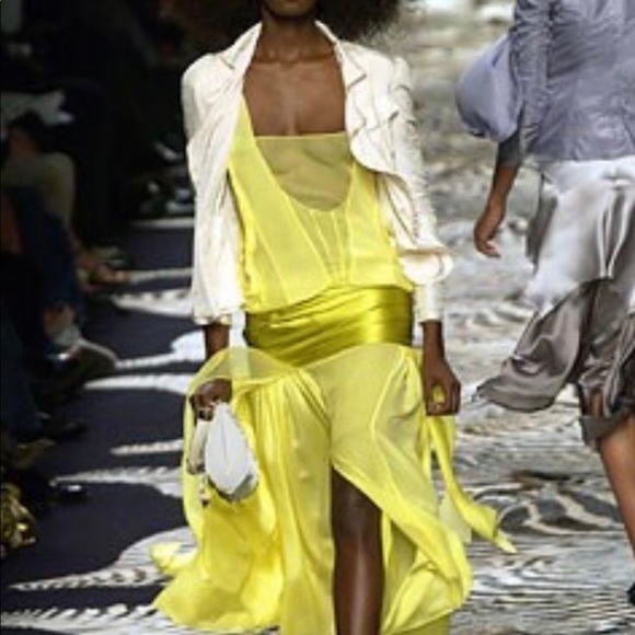 Yves Saint Laurent Dresses & Skirts - Tom Ford Yves Saint Laurent Runway Ivory Set French 38